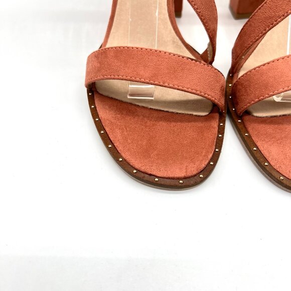 Chinese Laundry Womens Size 8.5 Microsuede Block Heels Dress‎ Sandals Shoes - Picture 4 of 13